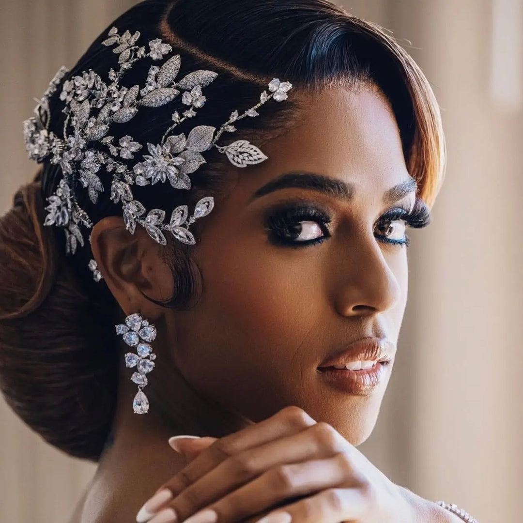 Sureina Handcrafted Swarovski Headpiece The right headpiece transforms everything — including your  main image 3