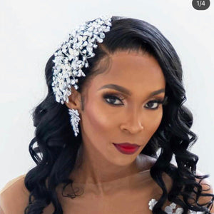 BABEL HEADPIECE - SuReina Bridal BABEL HEADPIECE Bridal Headpiece