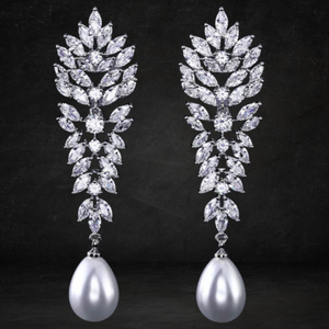 ELAYNA EARRINGS - SuReina Bridal