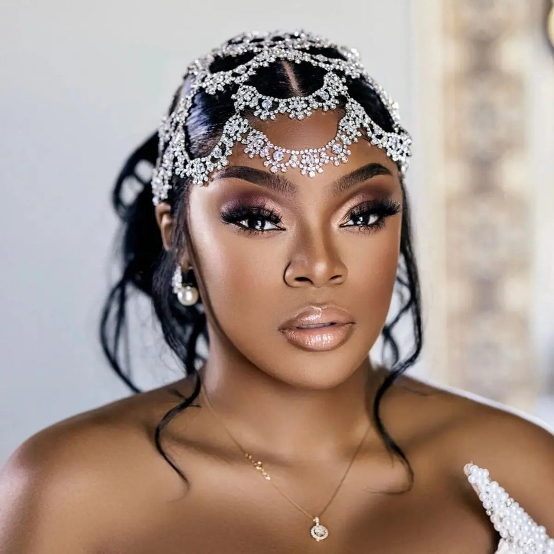 Yvonne Luxury Bridal Headpiece for the Modern Bride  display picture 3